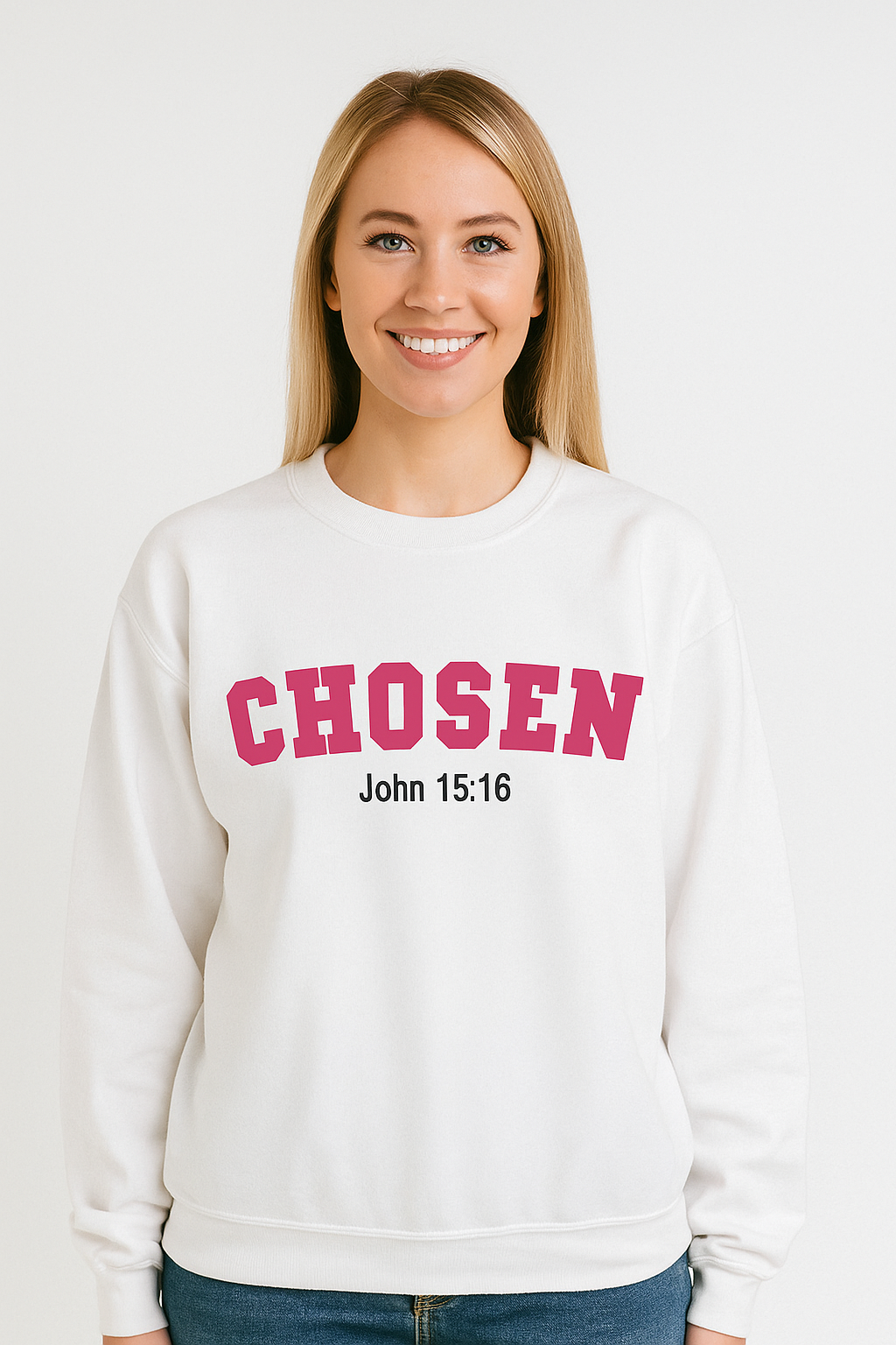 Unisex Sweatshirt Chosen John 15:16 Available in Different Colors
