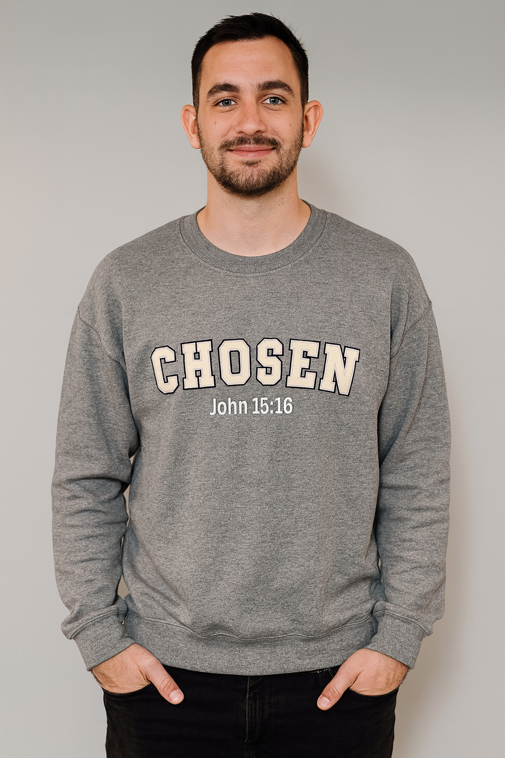 Unisex Sweatshirt Chosen John 15:16 Available in Different Colors