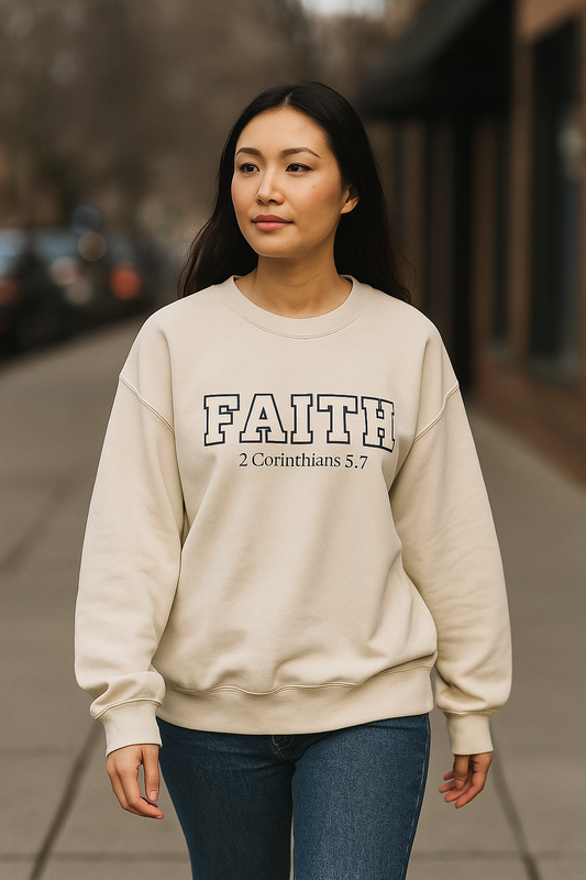 Unisex Sweatshirt Faith 2 Corinthians 5:7