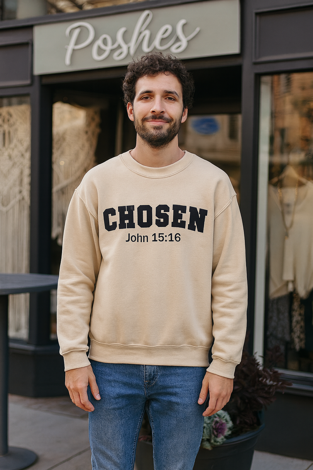 Unisex Sweatshirt Chosen John 15:16 Available in Different Colors