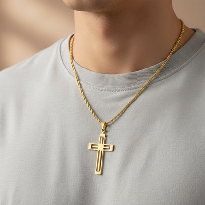 Men Cross Necklace